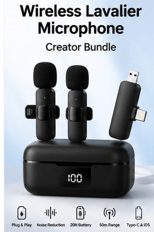 Wireless Lavalier Microphone Creator Bundle