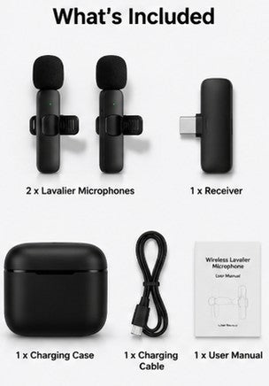 Wireless Lavalier Microphone Creator Bundle